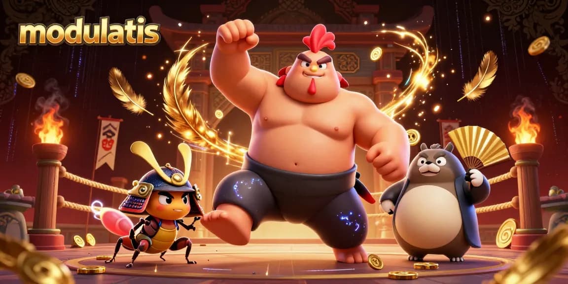 Menggoda pemain dengan modulatis untuk permainan slot gacor di arena pertarungan yang megah.