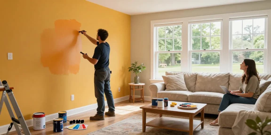 Expert Painters in Des Moines IA revitalizing home interiors with skill and care.