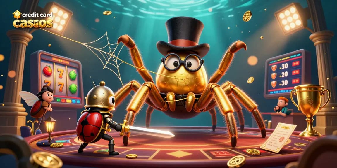 Experience the excitement of credit card casinos UK with a dynamic 3D casino scene