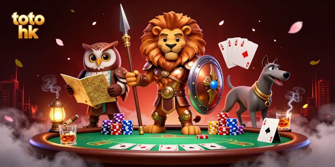 Menghadapi tantangan toto hk sambil bermain poker dengan karakter unik di lingkungan kasino yang dinamis.