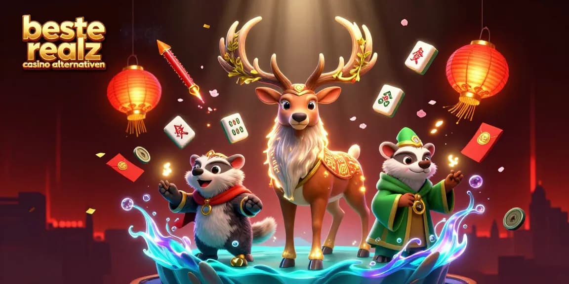 Erleben Sie beste Realz Casino Alternativen mit Glückssymbolen und magischen Charakteren.