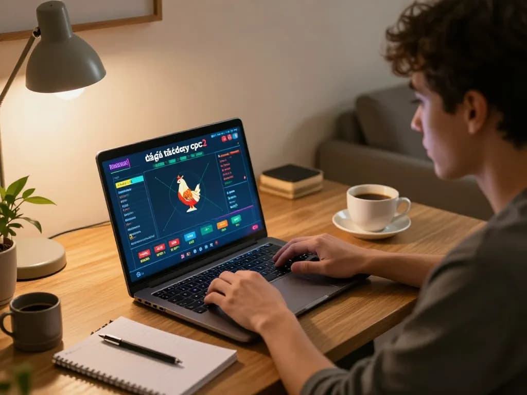 Engaging in đá gà trực tiếp cpc2 while analyzing betting strategies in a comfortable home setting.