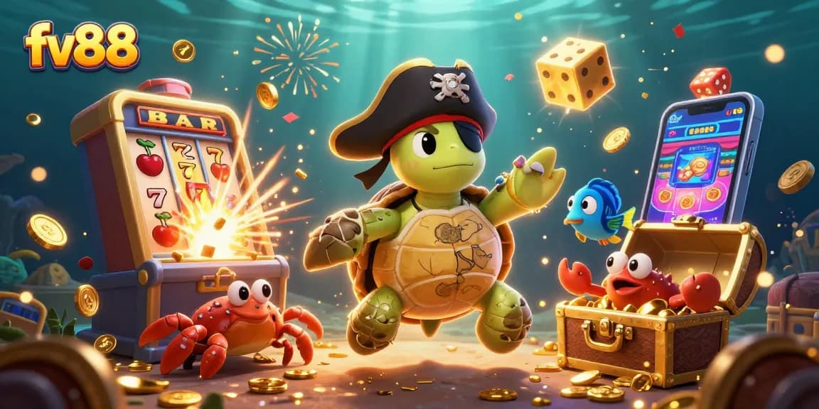 Spin the reels with fv88 and win big rewards alongside colorful 3D characters.