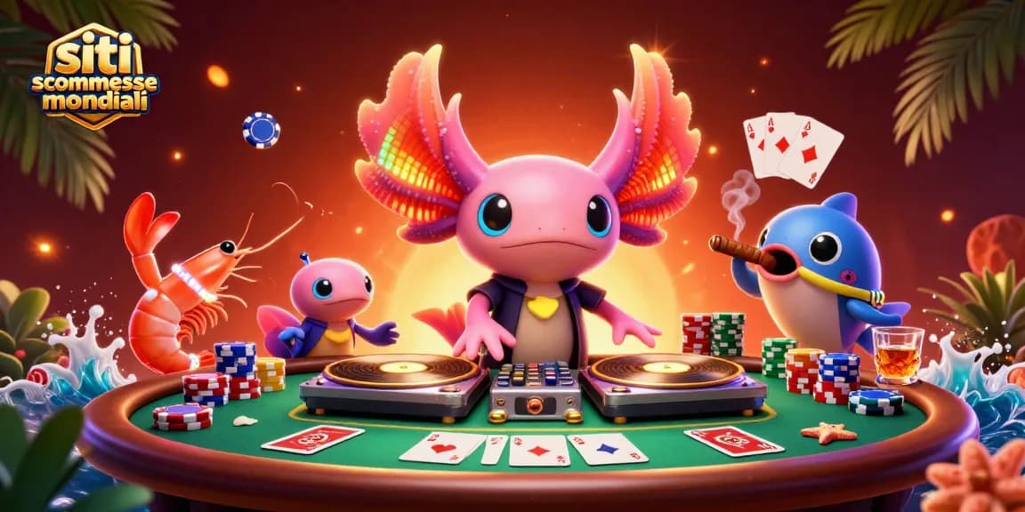 Scommetti sui migliori siti scommesse mondiali con vibranti personaggi in scena di gioco.