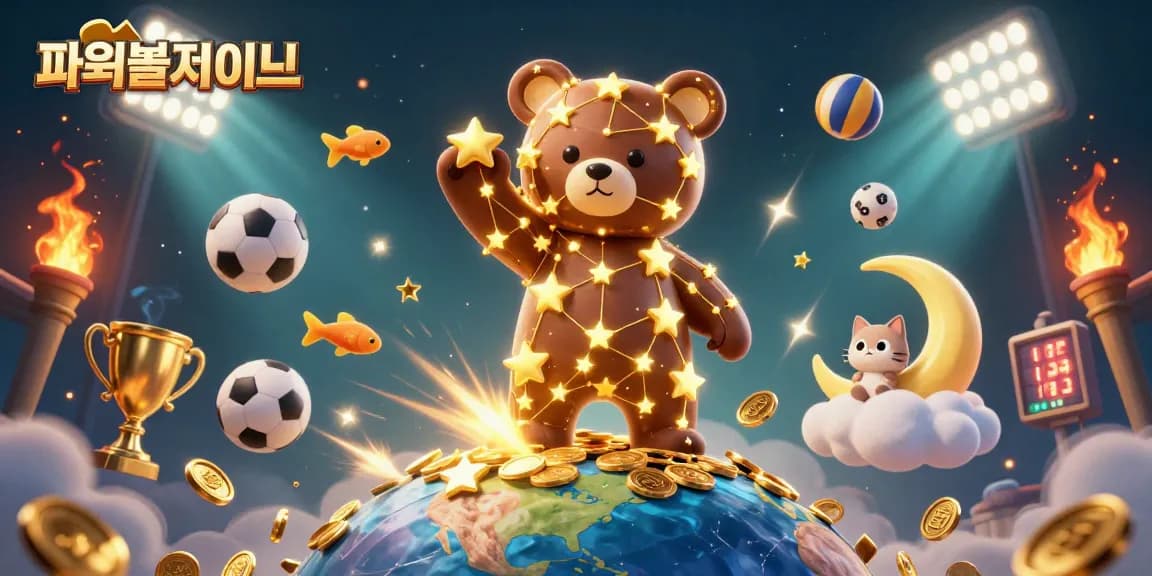 파워볼사이트에서의 우승 전략을 담은 매력적인 일러스트