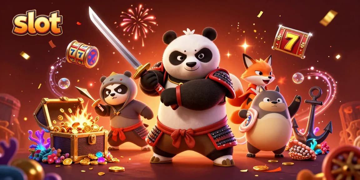 Slot menciptakan peluang memenangkan jackpot dengan panda samurai, rubah ninja, dan tanuki magis.