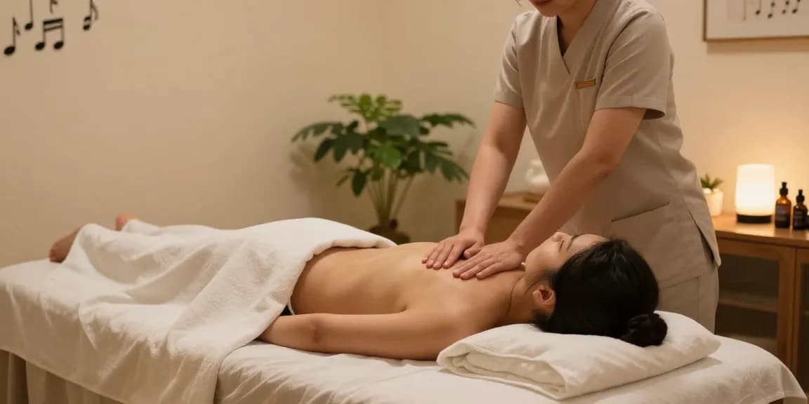 전주마사지로 편안한 힐링을 제공하는 마사지 치료 장면