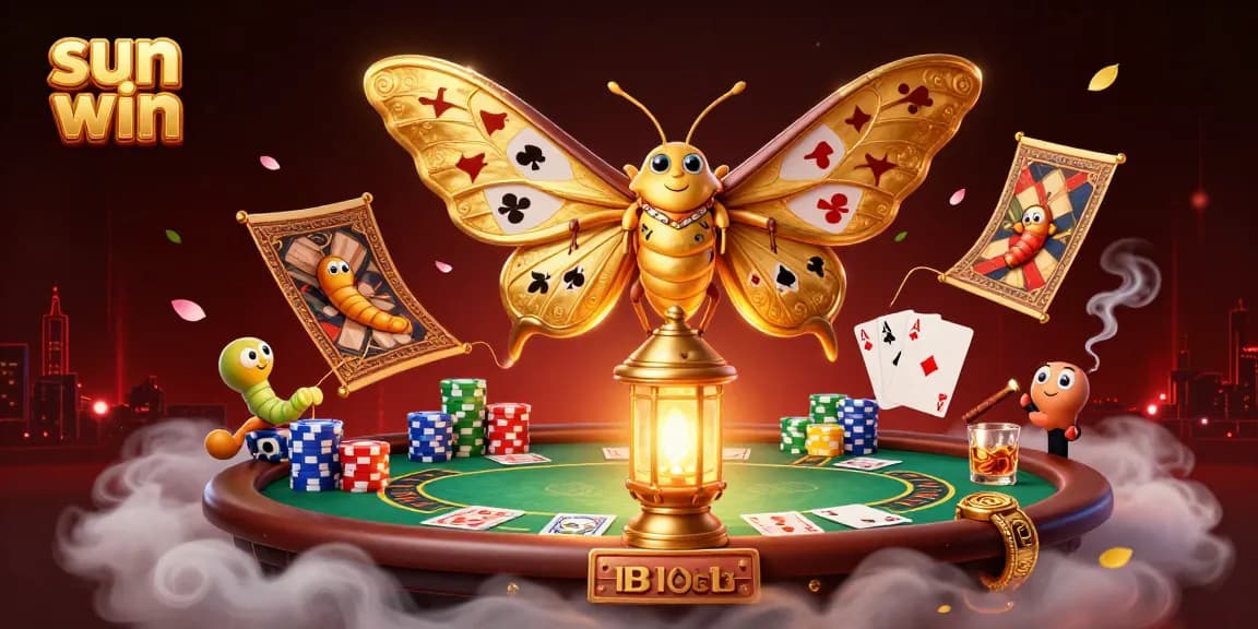 Experience sun win with an exciting poker scene featuring animated characters and rich casino graphics.