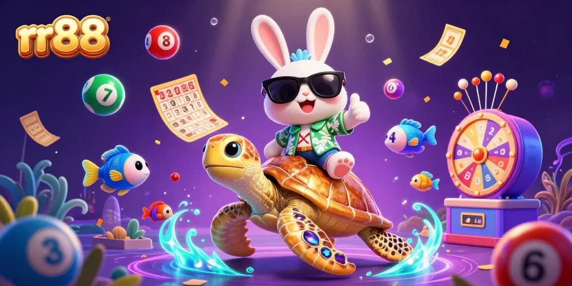 Experience thrilling games at RR88 with lively visuals of lucky characters and dynamic lottery elements.