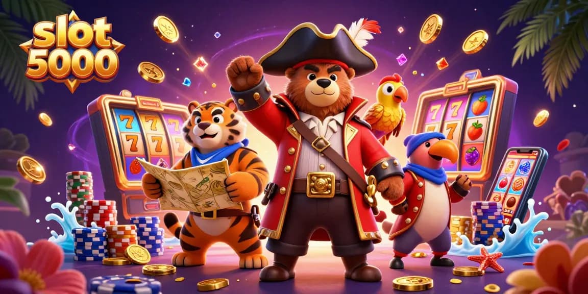 Menangkan slot 5000 dengan beragam simbol dan fitur jackpot berkilau yang menarik perhatian di kasino online.