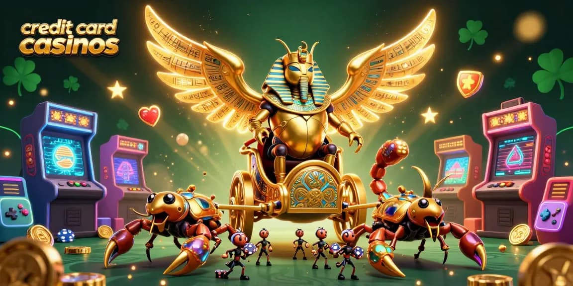 Engage with the action at credit card casinos featuring vibrant game elements and captivating characters.