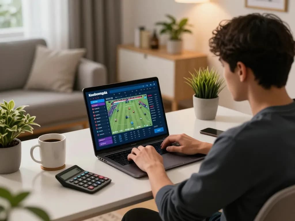 Engaging keobongda sports betting experience at home, focusing on strategy and live odds