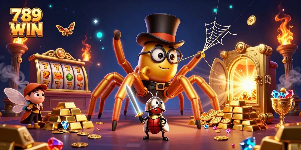 Experience the excitement of 789 WIN with golden treasures and adventurous characters
