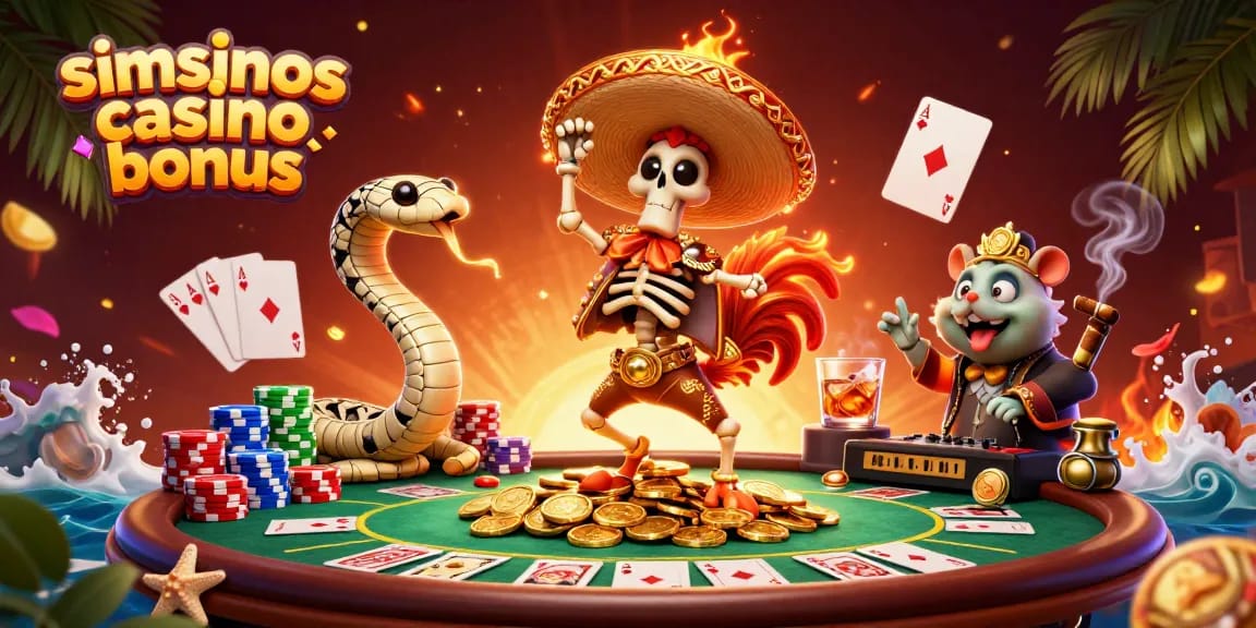 Le bonus Simsinos casino permet de gagner sans condition de mise lors de votre inscription.