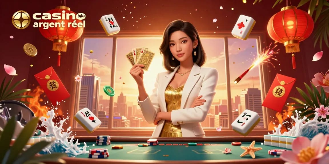 Participez à un gameplay palpitant au casino en ligne argent réel avec des jeux de cartes dynamiques et des symboles festifs.