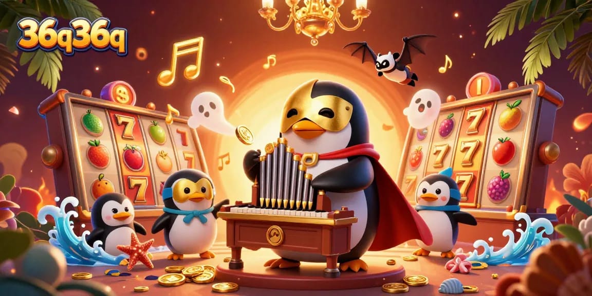 Experience thrilling fun with 36q36q as the phantom penguin plays winning slots!
