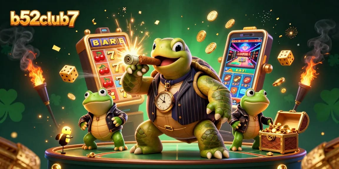 Experience thrilling gameplay with b52club7 in this vibrant casino scene of luck and excitement.