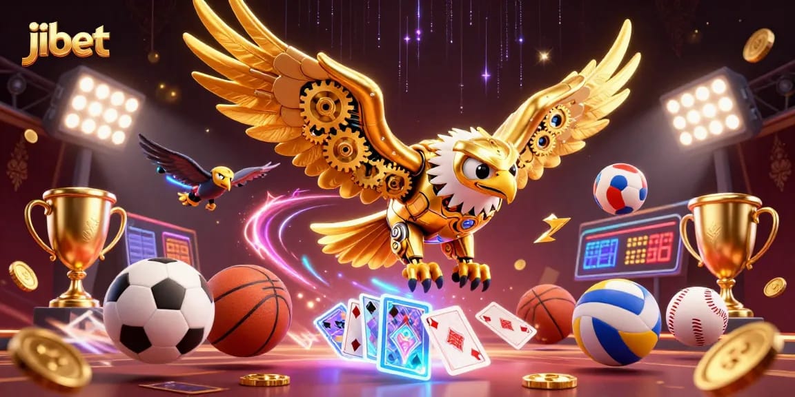 Experience thrilling gameplay with jibet's vibrant 3D characters amid dynamic casino elements.
