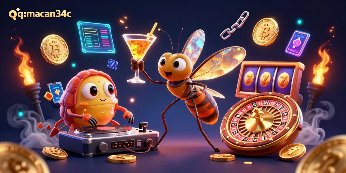 Activate thrilling gameplay with qqmacan34c featuring a lively 3D casino scene.