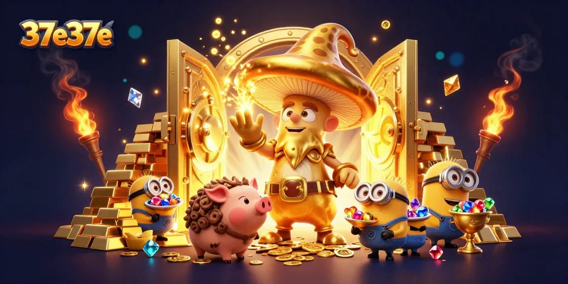 Aproveite as emoções do cassino com 37e37e, onde um mago fungo transforma tudo em ouro.