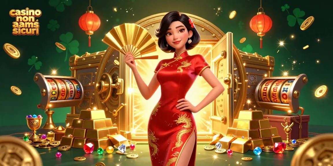 Interagisci con la vivace scena dei casinò non AAMS pieni di tesori, monete d'oro e emozione.