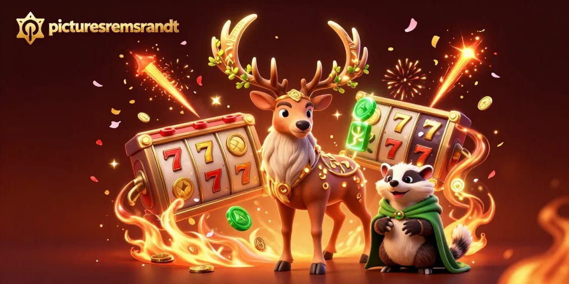Slot jackpot menanti, gambaran menarik dari picturesrembrandt dengan simbol keberuntungan yang memukau.