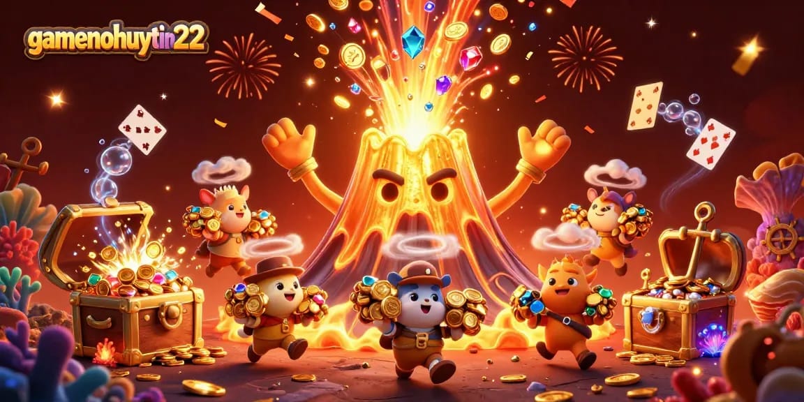 Experience gaming thrills with gamenohuuytin22's vibrant treasure rush and dynamic casino excitement.