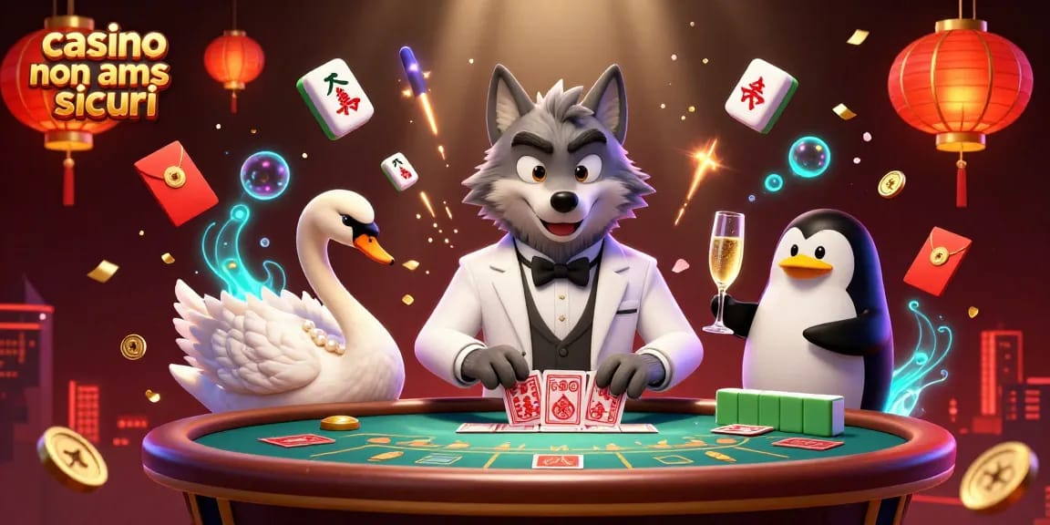 Impegnati in un gioco emozionante nei casino non aams sicuri con una scena energica di baccarat che presenta personaggi unici.
