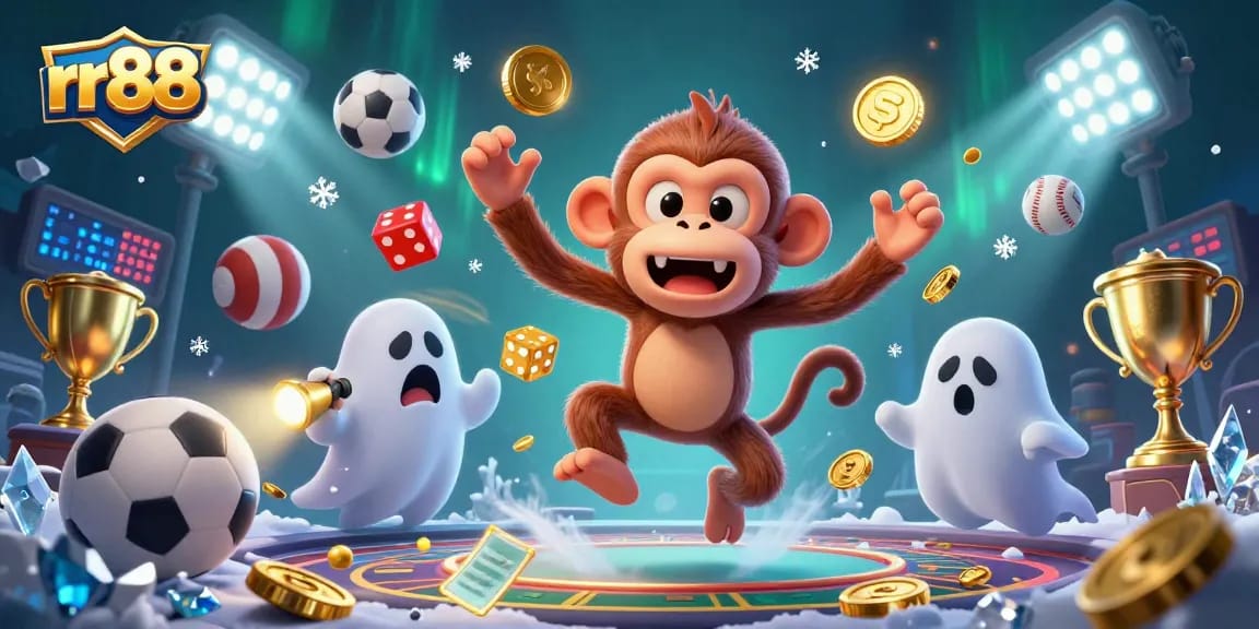 Experience thrilling moments at rr88 with an engaging poltergeist monkey and ghost-hunter puppy.