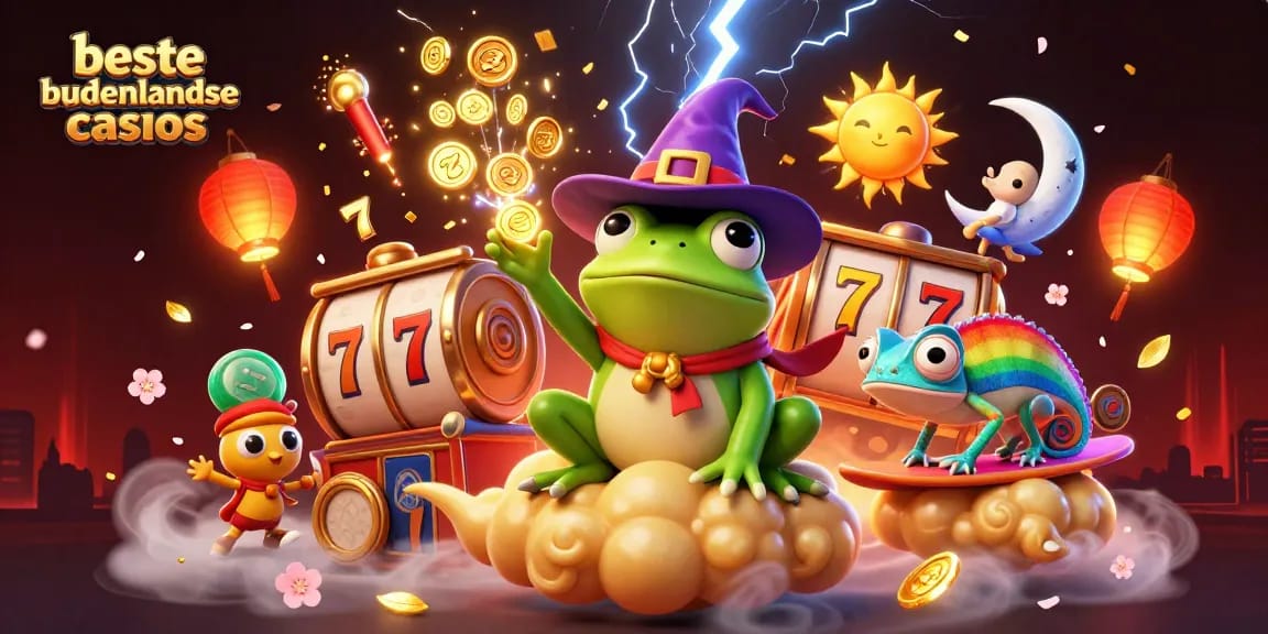 Engage in the action of beste buitenlandse casinos as a wizard frog conjures gold while chameleon rides a cloud.