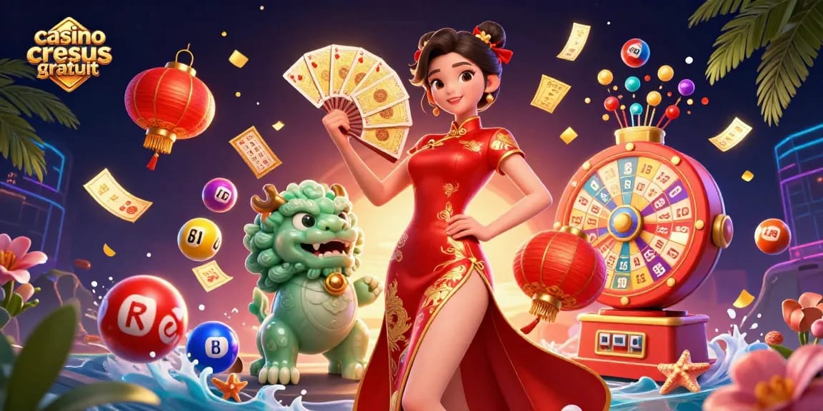 Faites tourner les rouleaux avec casino cresus gratuit mettant en avant des éléments de jeu joyeux et des motifs asiatiques traditionnels.