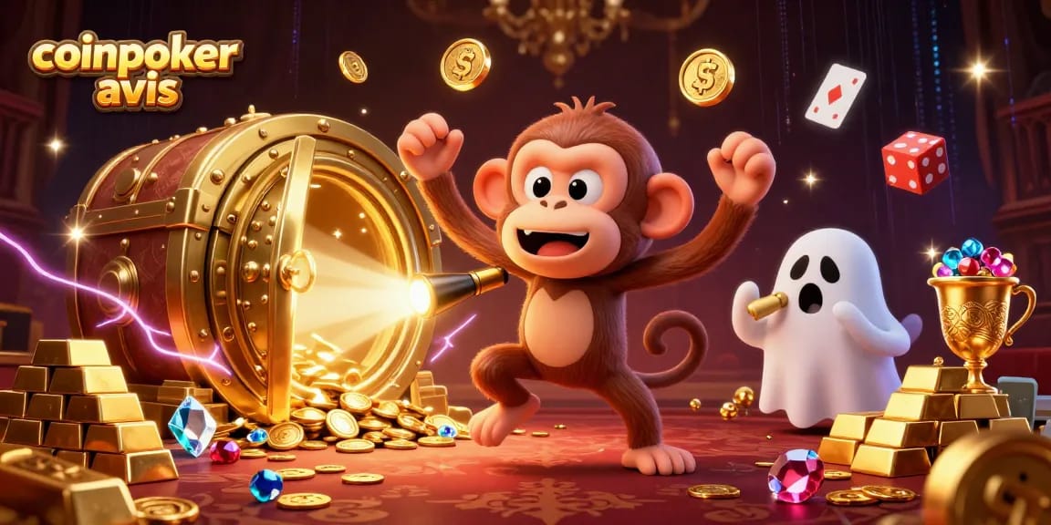 CoinPoker avis : Profitez d'une expérience de jeu captivante dans un casino rempli de trésors.