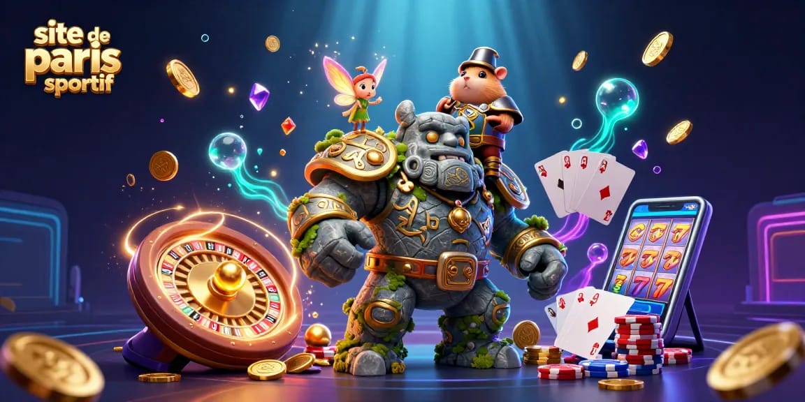 Découvrez le meilleur site de paris sportif avec un golem, une fée magique et un hamster brave.