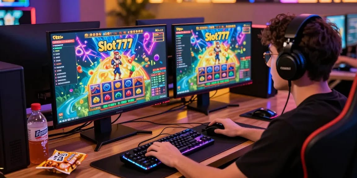 Slot gacor hari ini menampilkan pemain menyenangkan dalam sesi permainan Slot777 yang mendebarkan.