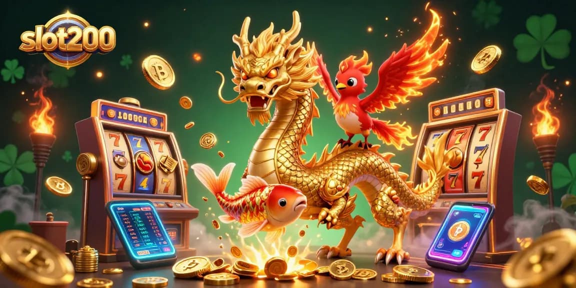 Menangkan slot200 dengan keajaiban naga dan phoenix, meraih jackpot berkilauan.