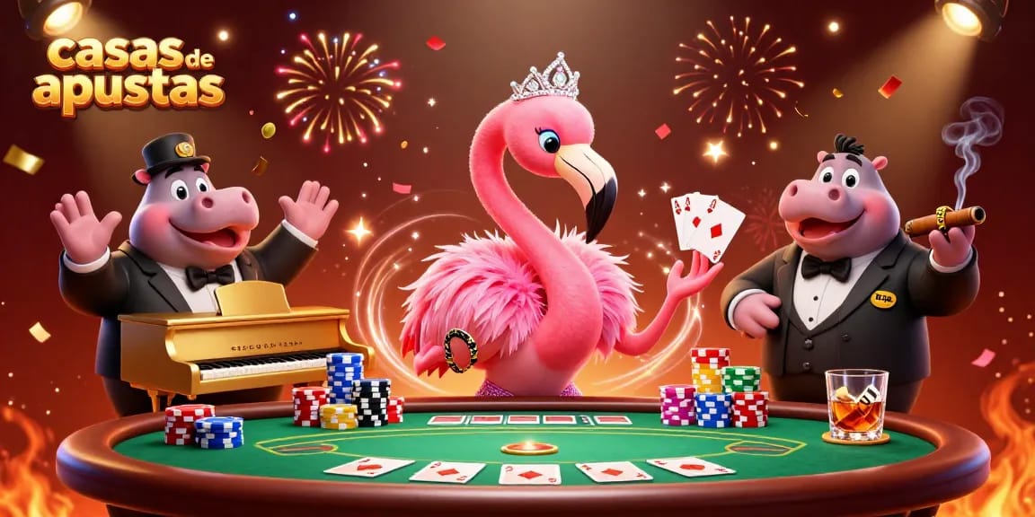 Las casas de apuestas ofrecen emoción con cantantes animados y mesas de poker.