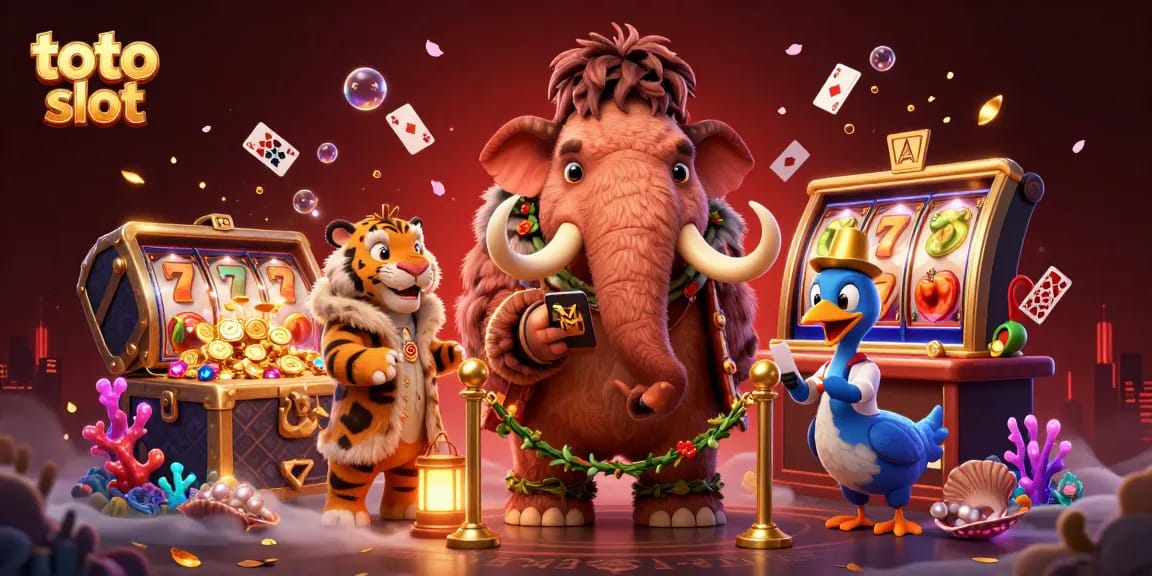 Engage with exciting toto slot action featuring unique 3D casino characters in a vibrant atmosphere.