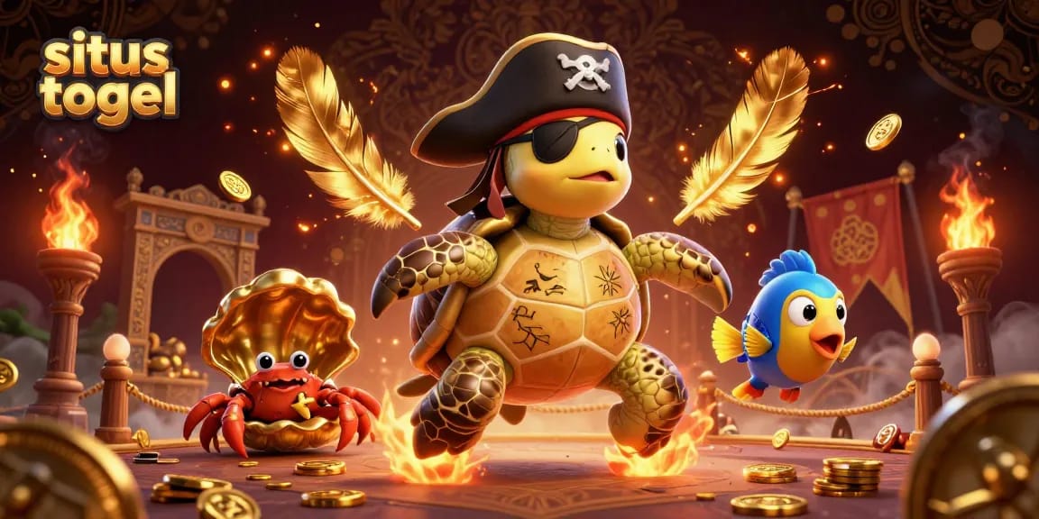 Engage with situs togel in a vibrant 3D casino adventure featuring dynamic characters and treasure.