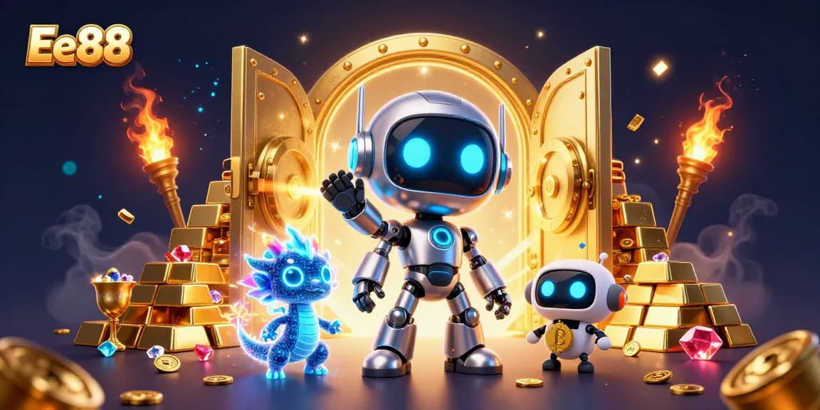 Engage in thrilling gameplay at Ee88 with vibrant cyberpunk visuals and dynamic casino elements.