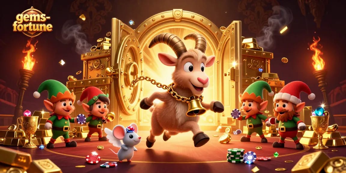 Engage with gems-fortune in a vibrant 3D casino world filled with treasures and action.