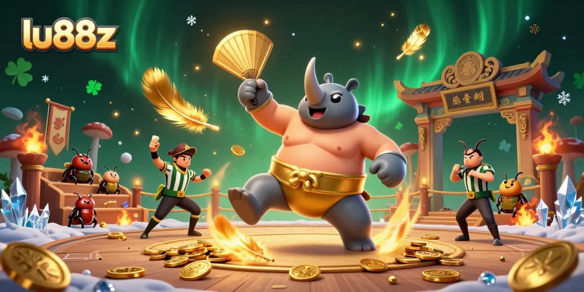 Experience exhilarating action at lu88z with our dynamic casino scene featuring beetle champions.