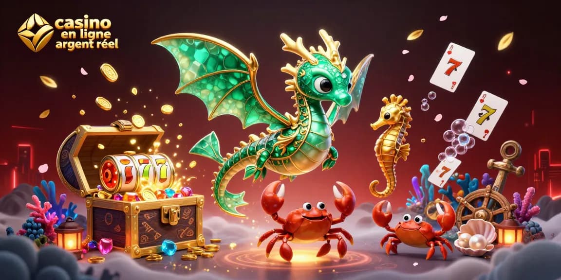 Gagnez avec le casino en ligne argent réel en découvrant un dragon de mer à la richesse incommensurable.
