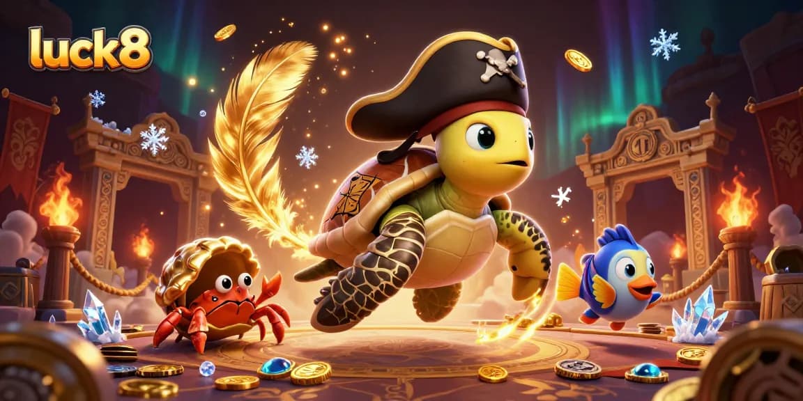 Engage in thrilling gameplay at luck8 with a vibrant casino-themed digital illustration.
