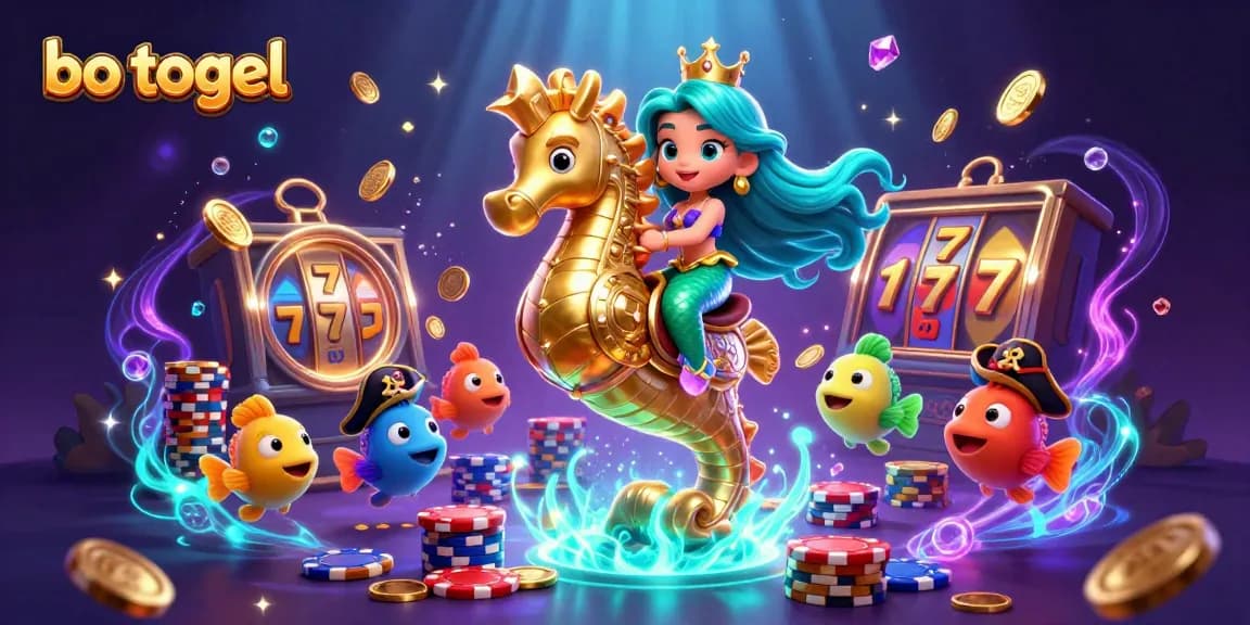 Catch the excitement of bo togel with vibrant mermaid characters and dynamic slot game visuals!