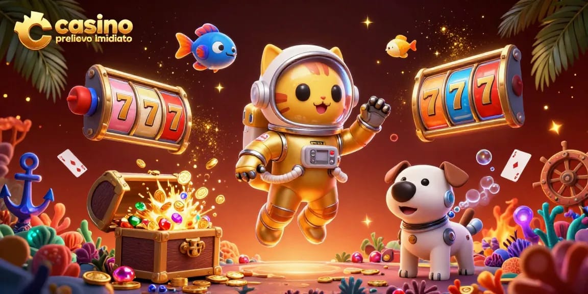 Scopri i migliori casinò online con prelievo immediato mentre esplori una fantastica avventura spaziale.