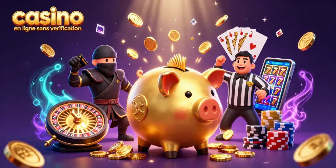 Gagnez avec des jeux de casino en ligne sans vérification en profitant d'une ambiance festive.