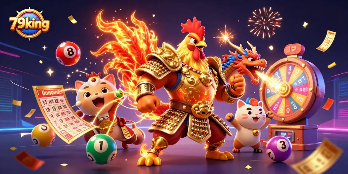 Engage in thrilling games at 79king while enjoying a vibrant, animated casino atmosphere.