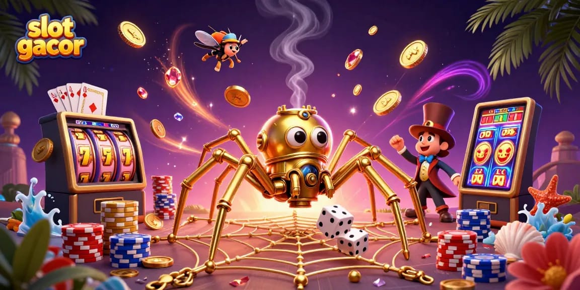 Experience thrilling gameplay with slot gacor featuring 3D elements and vibrant casino visuals.