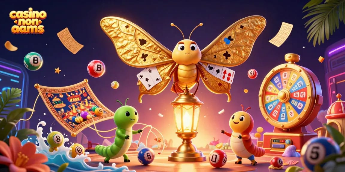 Scopri il mondo dei casinò non AAMS con un'atmosfera vibrante e affascinante, in un'illustrazione coinvolgente.