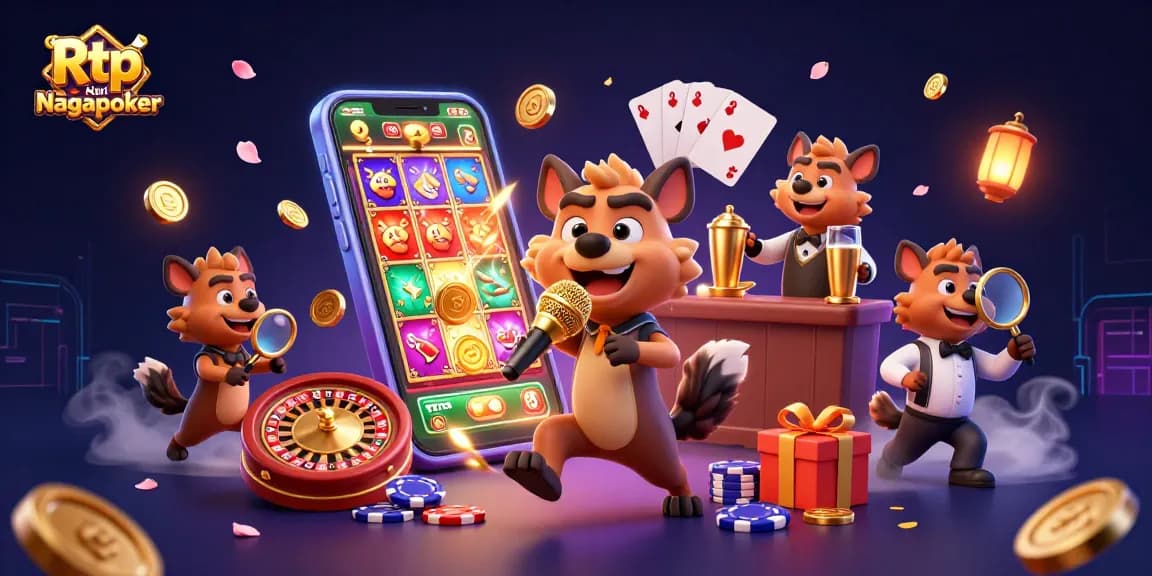 Experience the excitement of Rtp Hari Nagapoker with vibrant casino scenes featuring thrilling gameplay.